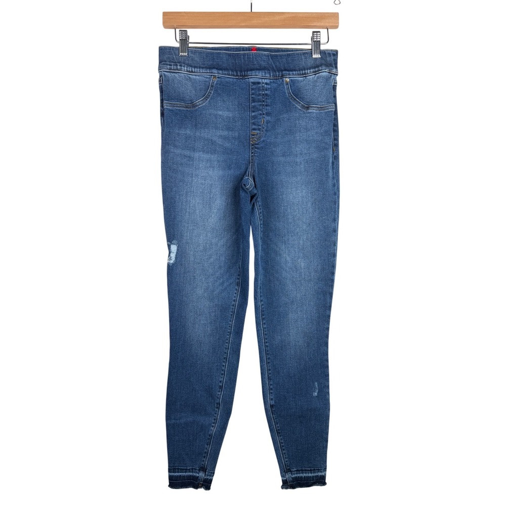 Spanx Distressed Ankle Skinny‎ Jeans size Medium Blue